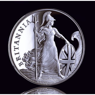 NEU* 1 oz BRITANNIA 2026 United Crypto States Proof - BRITANNIA -  1000 Satoshi QR-Code Hologramm