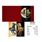 NEU*1 oz USA 2026 Color MIRROR - Jahr des Pferdes/Year of...