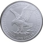 NEU*1 oz USA 2026 Color MIRROR - Jahr des Pferdes/Year of the Horse - American Eagle Liberty - Silber Color Mirror