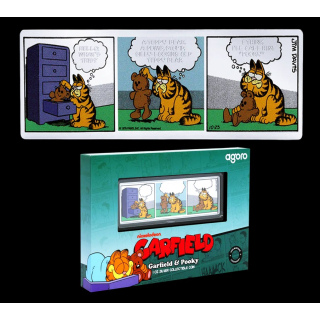 1 oz Niue 2026 Proof - GARFIELD & POOKY (5) - Nickelodeon - silber Rectangle color - 2 NZ$ - Letzte Ausgabe Last Issue