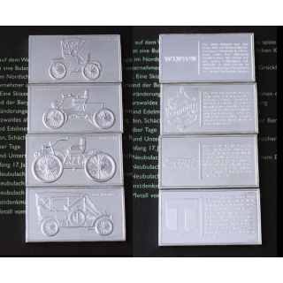 1,965 oz Silberbarren 1974 US-Automobile - WINTON 1898 - Franklin Mint - jeder Barren ein Unikat