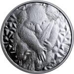 1 oz KOALA 2007 NGC First Day of Issue - Australien Coin Card - Erstausgabe der Koalaserie -  Der SCHIMMERKOALA - 1 AU$