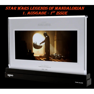 1 oz Niue 2026 Folie Proof - STAR WARS The BOUNTY & The BEGINNING  - 1. Ausgabe " The LEGENDS of MANDALORE " silber 2 NZ$ - NZ Mint Agoro