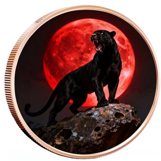 Neu* 1 oz Kupferedition - BLACK PANTHER MOONLIGHT /  im MONDLICHT - VORVERKAUF - PRESALE !