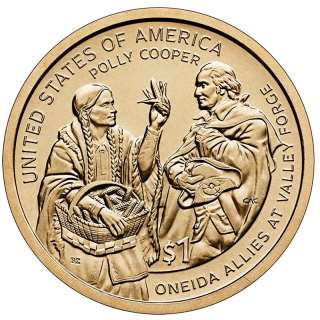 USA 1 $ 2026 Native American - Sacagawea POLLY COOPER & George Washington - Ureinwohner Amerikas-  Native American Dollar