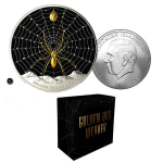 1 oz Pitcairn 2026 Proof - GOLDENE SEIDENSPINNE / GOLDEN...