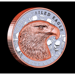 Neu* 1 oz Niue 2025 ROSEGOLD Proof - KEILSCHWANZADLER / WEDGE TAILED EAGLE - Native Impressions Super Incuse - 2 $