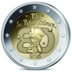 Frankreich 2 Euro Blister 2026 - DER KLEINE PRINZ - Coin Card FLUGZEUG - Monnaie de Paris 80 Jahre Keiner Prinz