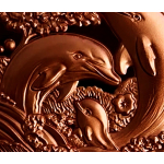 NEU** 25 x 1 oz SET Kupferedition - DELFINFAMILIE / DOLPHIN FAMILY - Neue Serie Wilde Tiere (4) / Wild Animals