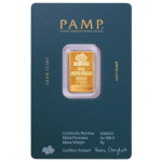 NEU* 5 g Goldbarren Pamp Suisse - ARABISCHER FALKE / Arabian Falcon - Blister / Coin Card