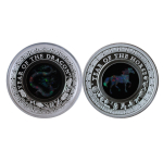 Aurinum*Top*Angebot** 2 x 1 oz Australien 2026 OPAL Proof - Jahr des Pferdes & des Drachen /  Year of the Horse & Dragon - LUNARSERIE OPAL -1 AU$