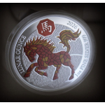 ab Lager*Echtbilder* 1 oz Ruanda 2026 PROOF COLOR - JAHR...