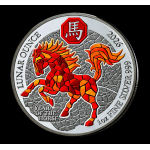 Sonderedition* NEU* 1 oz Ruanda 2026 PROOF COLOR - JAHR...