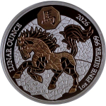 ab Lager* Echtbilder* 1 oz Ruanda 2026 PROOF ROSE Gilded...