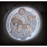 ab Lager* Echtbilder* 1 oz Ruanda 2026 PROOF ROSE Gilded...