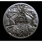 NEU* 1 oz Südafrika 2026 BU - LEOPARD / CHEETAH - Big Five Serie (4.) - Silber Coin Card - 5 Rand