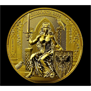 Neu*1 oz GOLD Germania 2026 BU - LADY GERMANIA auf dem THRON - Die Königin Germaniens - Queen of Germania - Silber BU Germania Mint NumismatikGold