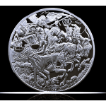 5 oz Niue 2026 Proof - Die Vier Reiter der Apokalypse / Four Horsemen of Apocalypse - Armageddon  Die Offenbarung des Johannes  - SilberEdition 10 $