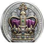 2 oz Niue 2026 Antik - ST. EDWARDS KRONE - Royal Crown...