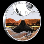 1 oz  Tuvalu 2026 Proof - DUNE Der Wüstenplanet / Desert Planet / ARRAKIS - silber color 1 AU$ - Perth Mint Australien