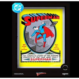 1 oz Niue 2026 FOLIE Proof - SUPERMAN 1939 COMIX #1 - The ONE & ONLY SUPERMAN - Silber Rectangle Comicheft-Format - 2 NZ$