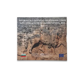 3,88 Euro Bulgarien KMS 2026  Kursmünzensatz BU Original Folder Madara Horseman