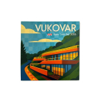 3,88 Euro Kroatien KMS 2026 BU Coin Card -  Kursmünzensatz - Vukovar