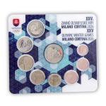 Kursmünzensatz Slowakei Olympische Winterspiele in Mailand 2026 KMS  BU