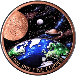ab Lager Echtbilder** 10 oz Top-Kupferedition - Das UNIVERSUM / THE SPACE - GATEWAY EXPLORER - Auf der Suche nach Ausserirdischem Leben & Planeten