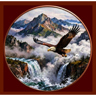 Neu ** 5 oz Kupfer/Copper Edition - BALD EAGLE / Weisskopf-Seeadler - Ikonisches US-Symbolwappen - Kupfer Color Ultra High relief Motivbarren - Vorverkauf Presale
