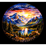 Neu ** 5 oz Kupfer/Copper Edition - BALD EAGLE / Weisskopf-Seeadler - Ikonisches US-Symbolwappen - Kupfer Color Ultra High relief Motivbarren - Vorverkauf Presale