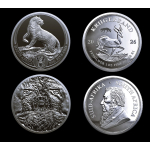 Neu * 2 x 1 oz Südafrika 2026 Proof - LEOPARD / CHEETAH & KRUGERRAND Privy Leopard - Silber Big Five Serie III
