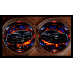 BRANDNEU** 2 x 1 oz Kupferedition - MUSCLE CARS - General Motors vs. Ford - Kupfer Color Edition - VORVERKAUF - PRESALE !