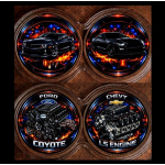 BRANDNEU** 2 x 1 oz Kupferedition - MUSCLE CARS - General Motors vs. Ford - Kupfer Color Edition - VORVERKAUF - PRESALE !