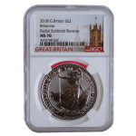1 oz UK 2018 NGC MS70 - ORIENTAL BORDER -...