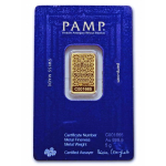 NEU* 5 g Goldbarren Pamp Suisse - ARABISCHES PFERD / Arabian HORSE - Blister / Coin Card