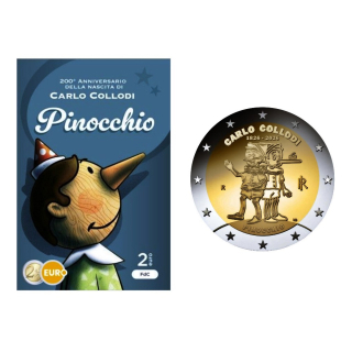 Italien 2 Euro 2026 - PINNOCHIO Coin Card / Blister