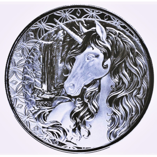 NEU** 1 oz Fiji 2025 - UNICORN / EINHORN - Silber BU 2 NZS - Stempelglanz-Version
