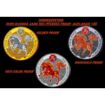 3 x 1 oz SET Ruanda 2026 PROOF SONDEREDITION - JAHR des...