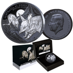 1 oz Niue 2026 Black Proof - GREATER BILBY / Große Kaninchennasenbeutler - Australien bei Nacht Serie / Australia by Night - Black Proof Platinveredelt 1 $