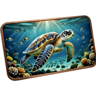 Neu** 5 oz Kupfer-Copper Edition - MEERESSCHILDKRÖTE / SEA TURTLE - Ultra High relief - Vorverkauf / Presale!