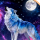 ab Lager** 5 oz Kupfer/Copper Edtion 2026 - HEULENDER WOLF im Mondlicht - High Relief Color - Highlight 2026