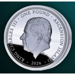 ab Lager  1 oz Ascension 2026 High Relief Proof - ASTROLABE - ASTROLABIUM Sternenkunde - Historische Instrumente - Silber 1 Pfd.