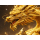 Lagernd ** 5 oz Kupfer-Copper Edition - GOLDENER DRACHE / GOLDEN DRAGON - Wächter des Goldschatzes / Guardian of Gold Treasure - Ultra High relief
