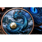 aufgrund grosser Nachfrage** 1 kg Kupfer Edition DRACHE - DRACHENWÄCHTER  / Dragon Guardian - Wächter der Edelsteine - Copper mit echter Perle / Real Pearl - Vorverkauf / Presale!