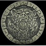Neu** 1 oz Germania 2026 Antik Color - BOEDVAR SAGA - Die LEGENDE des NORDISCHEN KRIEGERS - Legend of Nordic Warrior - STARTAUSGABE Verlust mach Rachsücjhtig - Silber Germania Mint
