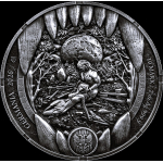 Neu** 2 oz Germania 2026 UHR Black Light - BOEDVAR SAGA - Die LEGENDE des NORDISCHEN KRIEGERS - Legend of Nordic Warrior - STARTAUSGABE Verlust mach Rachsücjhtig - Silber Germania Mint