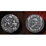 Neu** 2 oz Germania 2026 UHR Black Light - BOEDVAR SAGA - Die LEGENDE des NORDISCHEN KRIEGERS - Legend of Nordic Warrior - STARTAUSGABE Verlust mach Rachsücjhtig - Silber Germania Mint