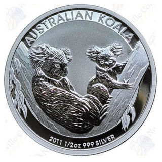 1/2 oz Australien 2011 BU - KOALA - Silber 50 Cent
