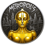 1 oz Niue 2025 Gilded - METROPOLIS - Monumentaler Fritz...